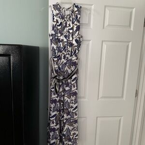 Long pant sleeveless romper